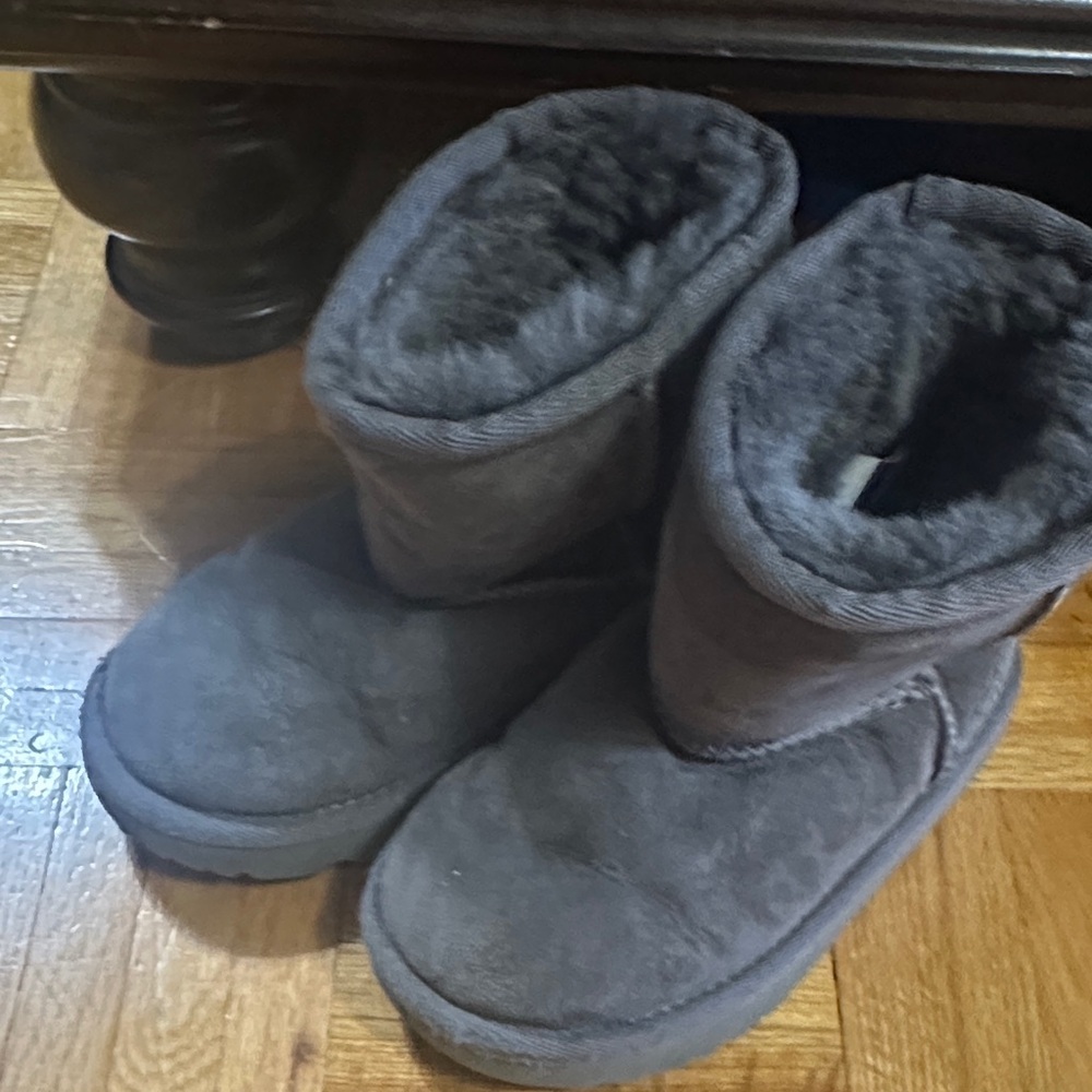 UGG Kids Gray Slippers